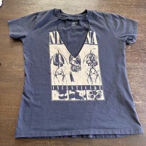 Nirvana vintage inspired Tshirt XS